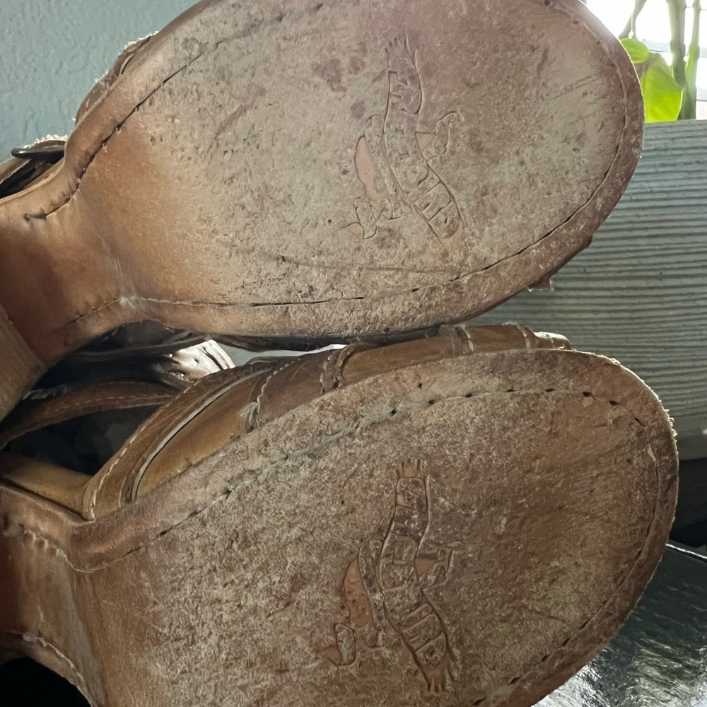 Freebird Tan Heeled  Boots - Picture 6 of 11